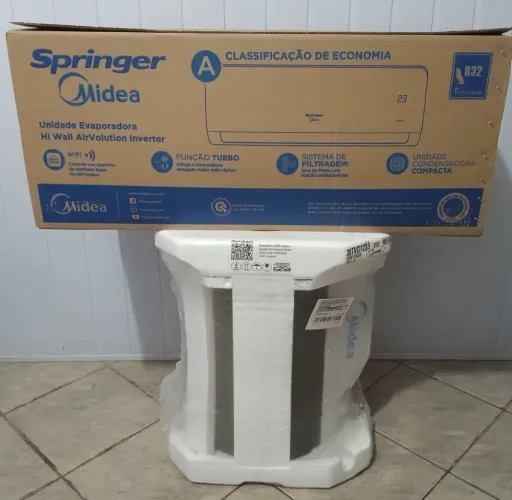 ? Ar-Condicionado Springer Midea Inverter 12.000 BTUs - NOVO NA CAIXA