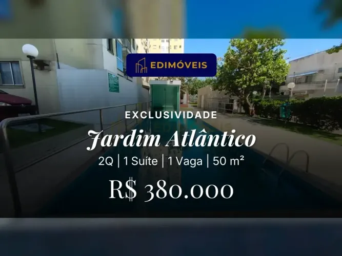 Apartamento 2 quartos no Jardim Atlântico, reformado e pronto para morar