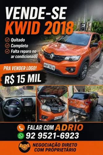 Renault Kwid Intense 1.0 Flex 12V 5P Mec. 2019