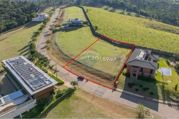 Terreno 1401 m2 no Condomínio Fazenda Dona Carolina - Itatiba/SP - R$ 771 mil - Localizaçã
