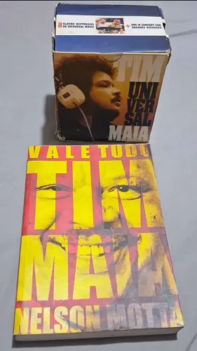 Box Cds e Livro Tim Maia