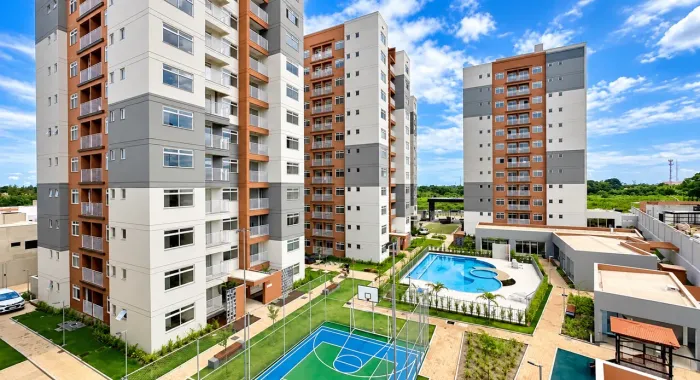 ALUGA-SE APARTAMENTO COMPLETAMENTE MOBILIADO - VILLAGGIO GIARDINNI