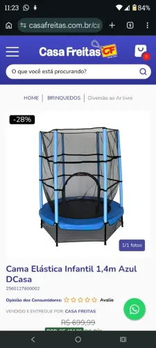 Pula pula para criança
