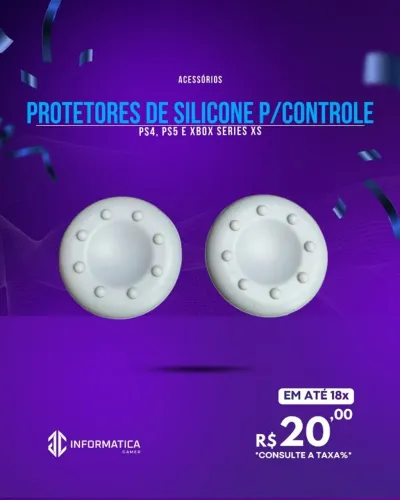 ACESSÓRIO PROTETORES DE SILICONE P/CONTROLE