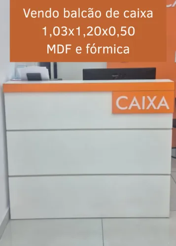 Balcão caixa para loja