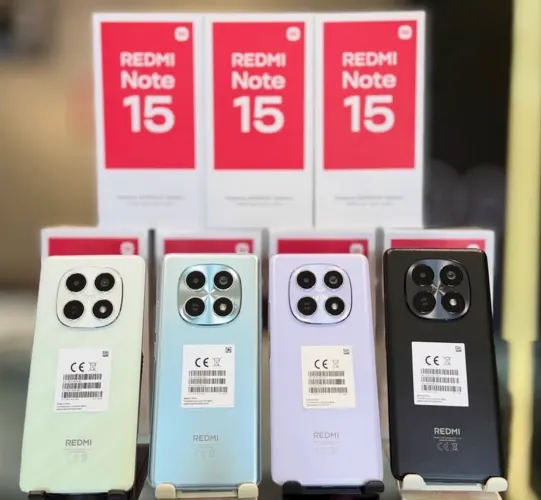 Celular Xiaomi  Redmi Note 15 4G 256+08 Roxo Verde Novo Lacrado Entregamos Gratis