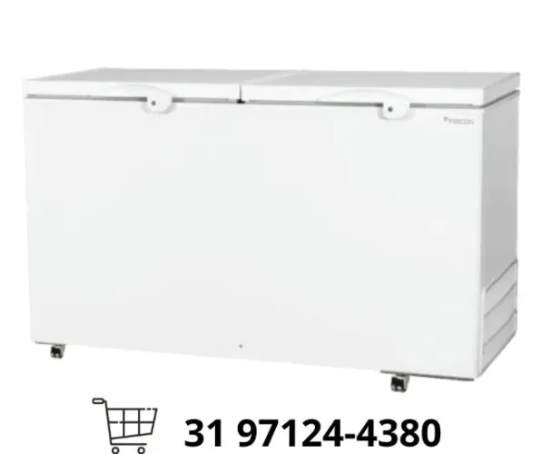 Freezer Horizontal 2 Tampas Fricon Novo
