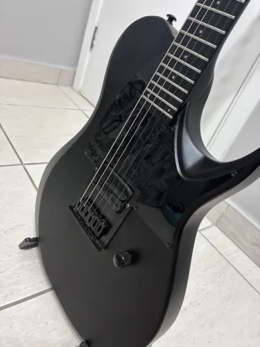 Guitarra 6 Cordas S by Solar TB4.61C preta carbon Telecaster + BAG