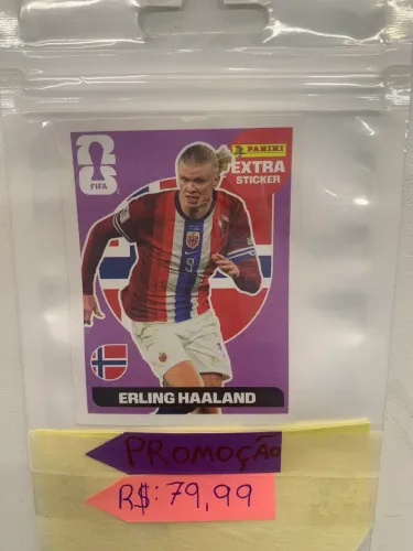 Legend Panini Extra Sticker Erling Haaland Purple FIFA 2026 Rara