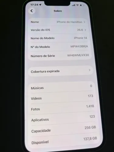 Celular muito ok não tem um risco 2100