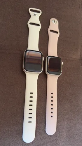 Apple Watch S9 45mm e SE segunda geração 40mm