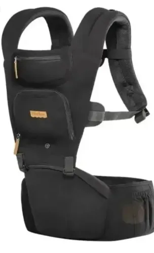 Canguru Para Bebê Hipseat 0-15kgs Preto Fisher Price - Bb310 Preto