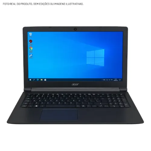 Notebook Acer i3 7º, 8gb de RAM e SSD.