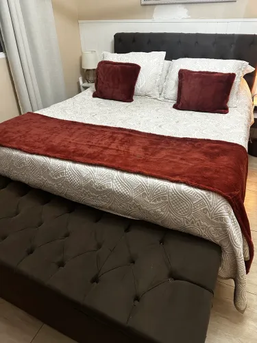 Cama queen / dormitório completo