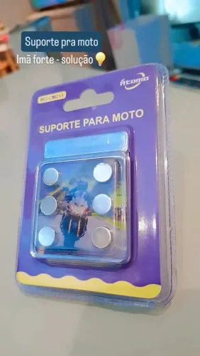 Suporte moto celular super imã
