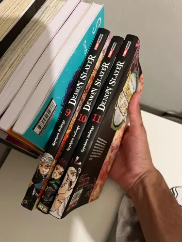 Mangá Demon Slayer Vol. 9, 10 e 11