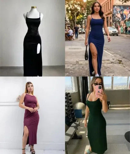 Vestidos longo sulpex