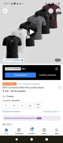 Kit camisa 
