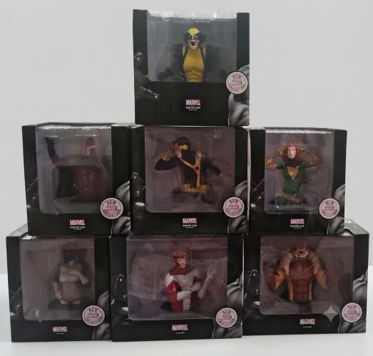 Lote Bustos Marvel Collection (X-Men / Vilões) - Perfeito Estado