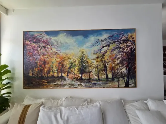 Quadro Paisagem Abstrata - Luiz Rocha, Galeria Luiz Rocha (2024), 2,60x1,30m