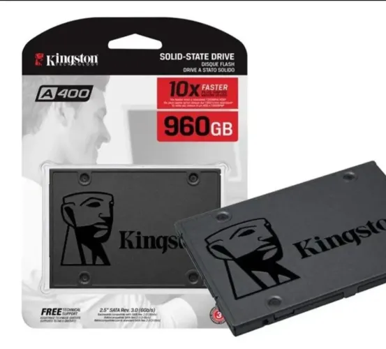960GB SSD Kingston A400 SATA III - (Excelente Estado)