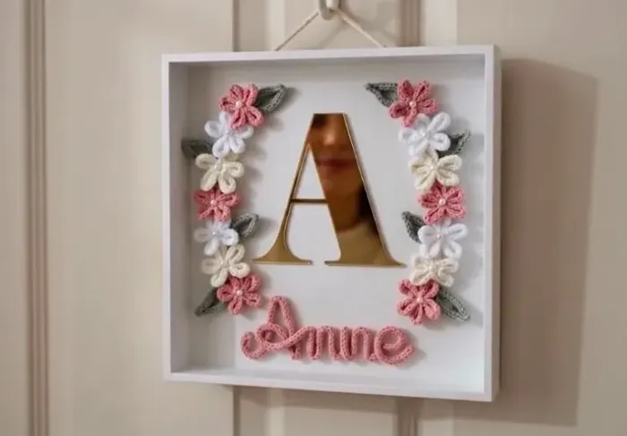 Porta Maternidade Personalizado com Nome e Letra Espelhada