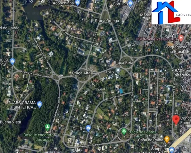 VENDO terreno, 6.153,49m². Excelente localização no Encontro das Águas. CONDOMÍNIO ENCONTR