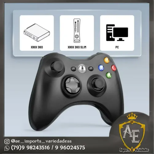Controle Xbox 360 Sem Fio