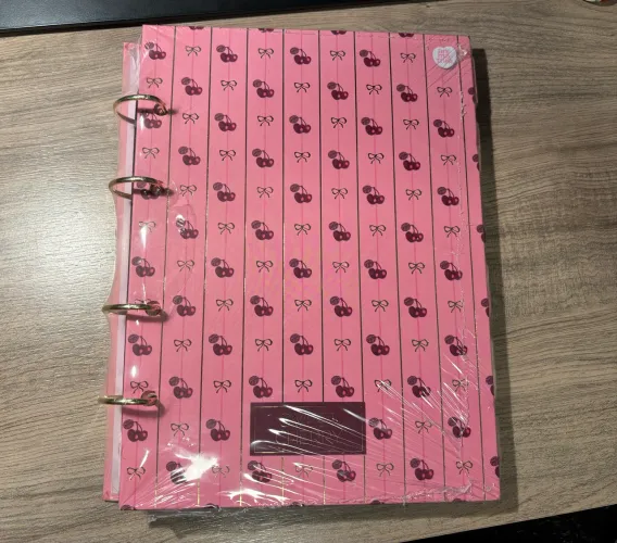 Caderno argolado - animativa -Sweet Cherry 160 folhas