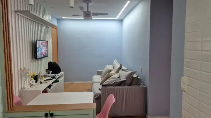 Apartamento no Vila Lage, 2 quartos, varanda, vaga de garagem