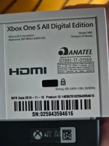 Xbox Usado sem controle