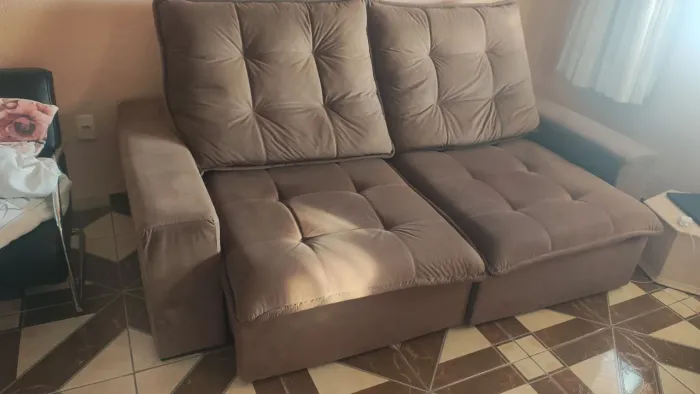 Sofá reclinável 