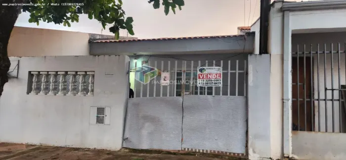 Casa para Venda em Tatuí, Jardim Wanderley, 2 dormitórios, 1 banheiro, 2 vagas