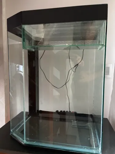 Aquário de aproximadamente 140 litros