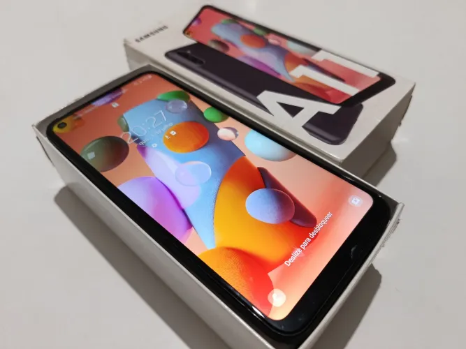 Celular Smartphone Samsung Galaxy A11 Original de Fabrica Completo Impecável 