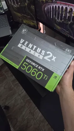 (Lacrada) RTX 5060 Ti 16GB MSI Ventus Black 2x OC Edition 5060Ti Nvidia 16 GB