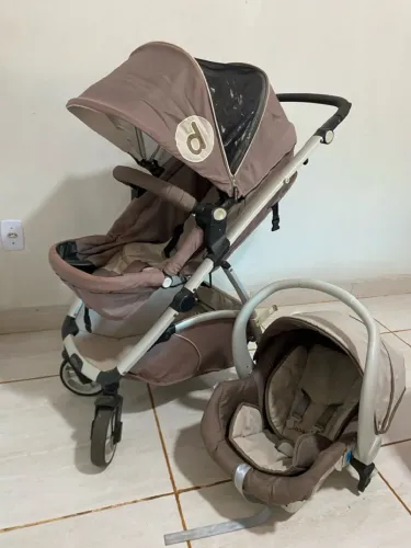 Carrinho de Bebê + Bebê Conforto | Conjunto Completo