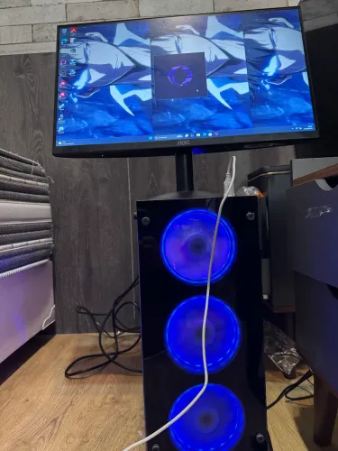 PC GAMER COMPLETO Ryzen 5 3600 + RX 580 8GB + 24GB RAM + AOC 120Hz