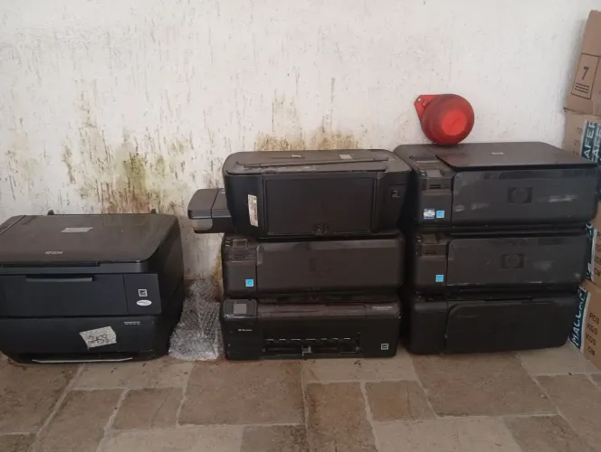 8 Impressoras Multifuncionais HPs e Epson no estado.