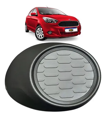 Moldura Farol Milha Direita Ford Ka 2015 2016 2017 Sem Furo Preto Direito