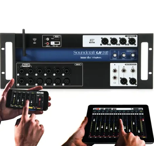 Mesa de Som Digital SOUNDCRAFT UI16 - Nova Lacrada na Caixa