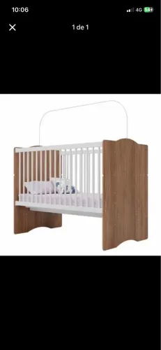 Berço 2 x 1 Canaã + colchão