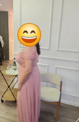 Vestido festa rosê 