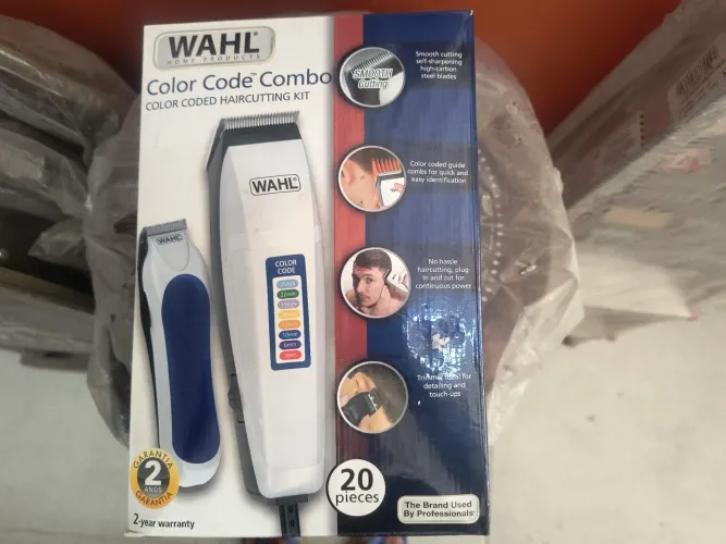 Máquina cortar cabelo Color Code combo Wahl com 2 Maquinas
