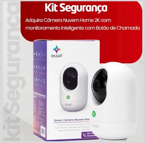 Câmera de monitoramento Inteligente Full HD 