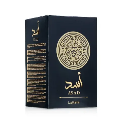 PERFUME ÁRABE ASAD BLACK LATTAFA 100ML MASCULINO**R$ 130,00**LACRADO NA CAIXA**