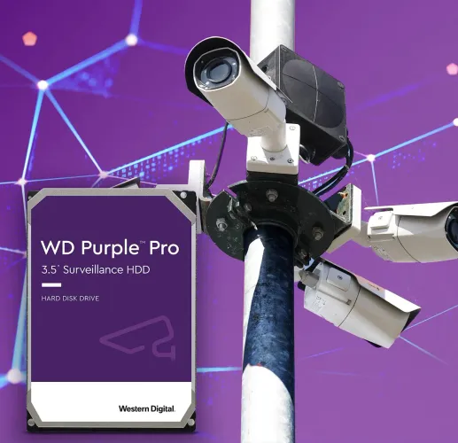 HD PURPLE WD 10TB - 7200RPM  PARA CFTV/GRAVAÇÃO 