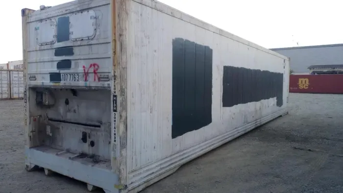 Container Reefer 40 pés sem piso e sem motor