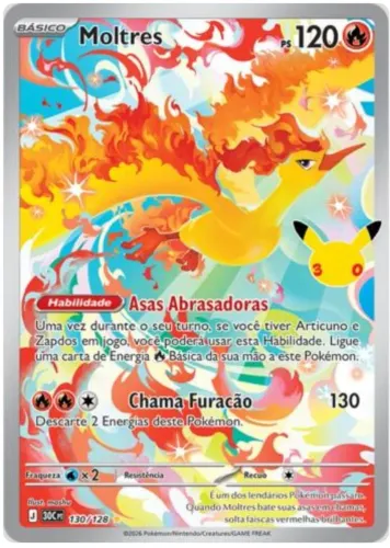 Cards pokémon celebração 30 anos