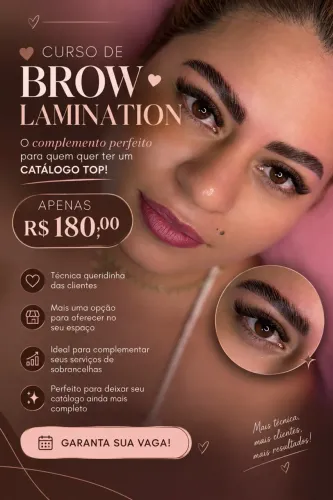 Cursou brow lamination 180,00